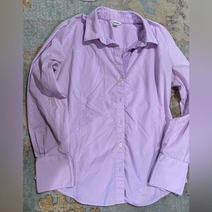 Calvin Klein Purple button down top